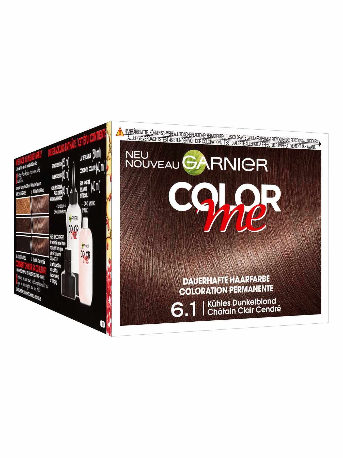 6-1-Kuehles-Dunkelblond-Dauerhafte-Haarfarbe-Color-Me-1Stk-Vorderseite-Garnier-Deutschland-gr